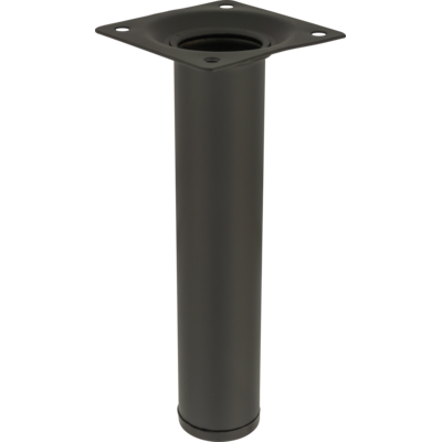 Noga meblowa okrągła 15 cm czarna