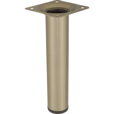 Noga meblowa okrągła 15 cm inox