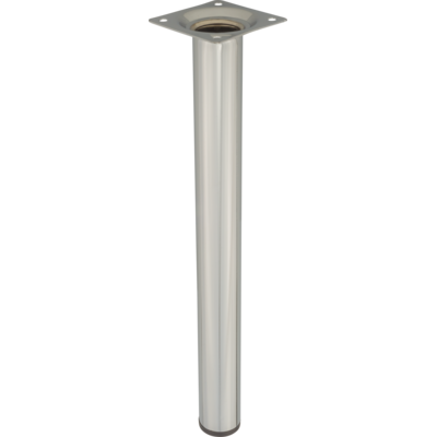 Noga meblowa okrągła 30 cm chrom