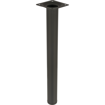 Noga meblowa okrągła 30 cm czarna