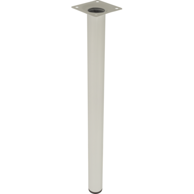 Noga meblowa okrągła 40 cm biała