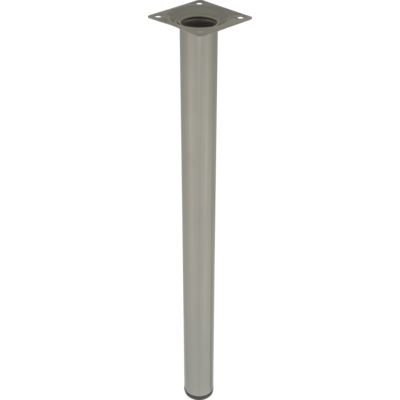 Noga meblowa okrągła 40 cm szara