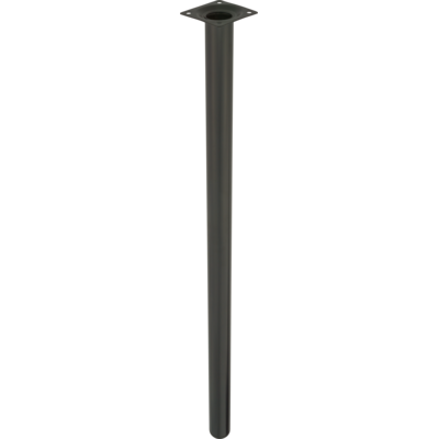 Noga meblowa okrągła 80 cm czarna