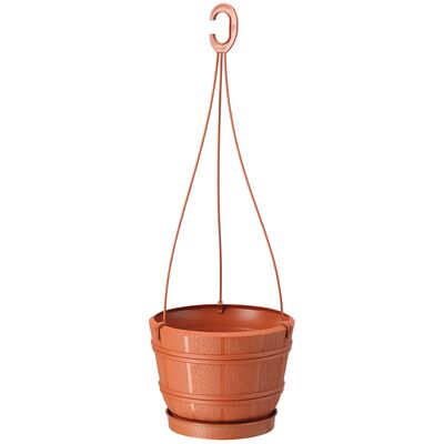 Osłonka FLORA 17 wisząca terrakota
