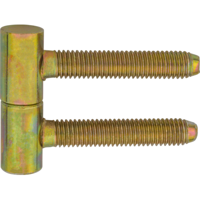 Zawias 12 x 50 mm ocynk żółty 2 szt.
