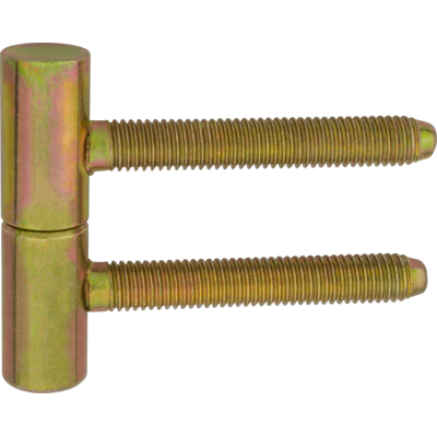 Zawias 13,5 x 60 mm ocynk żółty 2 szt.
