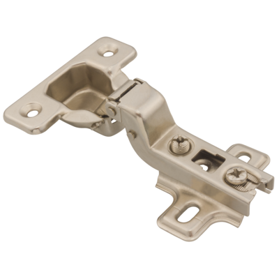 Zawias meblowy puszkowy 35 wygięty 15 mm drzwiowy wpuszczany 1szt + prowadnik
