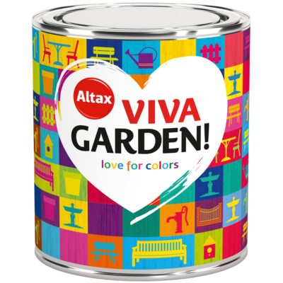 Emalia akrylowa Viva Garden 0,75 l różowe goździki Altax-Zdjęcie-0