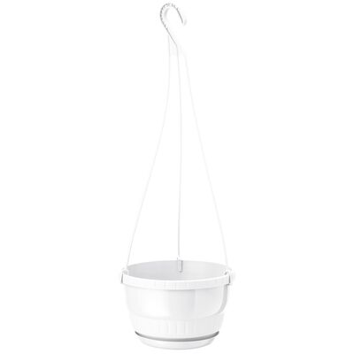 Doniczka wisząca 22 cm EUROPA biały