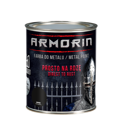 Farba antykorozyjna Armorin czarny 0,75 l