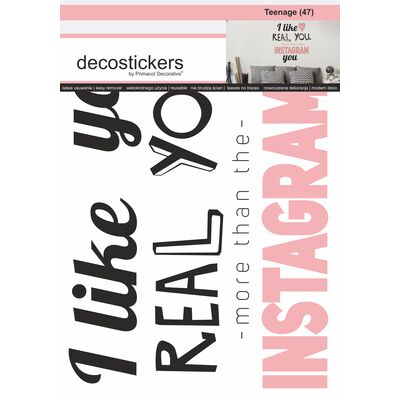 Naklejka dekoracyjna Decostickers Teenage 47 Primacol Decorative