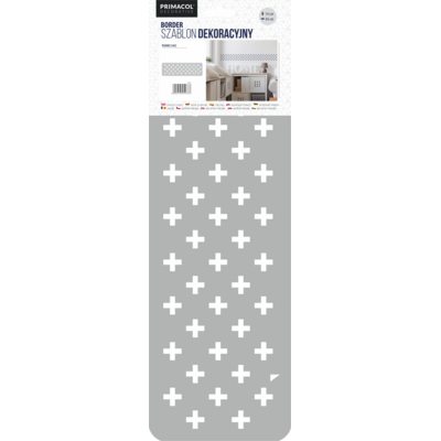 Szablon border nr 143 Pluses Primacol Decorative