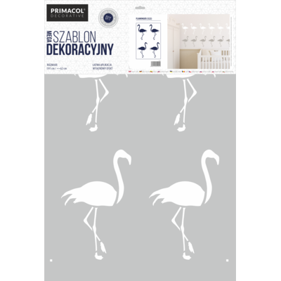 Szablon Mega nr 522 Flamingos Primacol Decorative