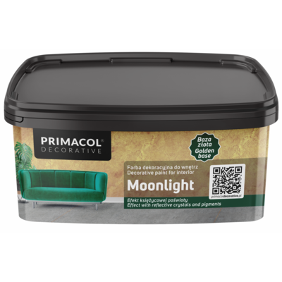 Farba dekoracyjna Moonlgiht Baza złota 1 l Primacol Decorative