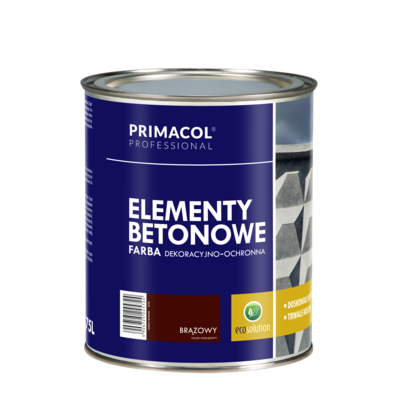 Farba do elementów betonowych brązowy 0,75 l Primacol Professional