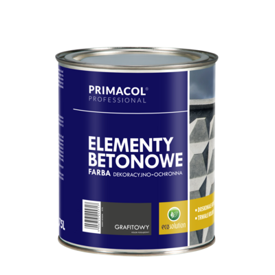 Farba do elementów betonowych grafitowy 0,75 l Primacol Professional