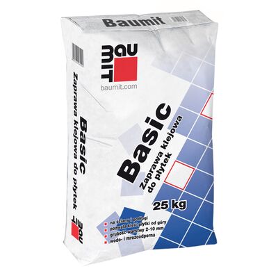 Zaprawa klejowa do płytek 2-10 mm - Basic C1T 25 kg BAUMIT