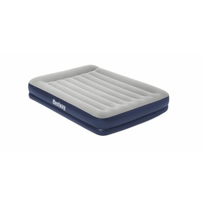Dmuchany materac flokowany dwuosobowy z pompką 203 x 152 x 36 cm Bestway