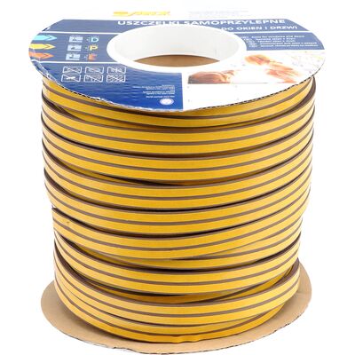 Uszczelka EPDM typ P brąz 100 m