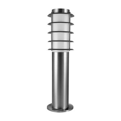 Lampa ogrodowa POLUX SERENA inox CIE015-45 tuba+rastry niska stal
