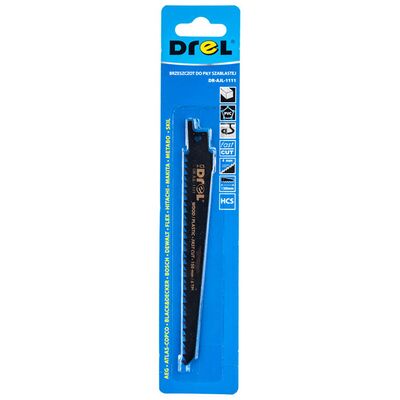 Brzeszczot do piły szablastej drewno 150 x 19 x 1,25 mm 1 szt. Drel