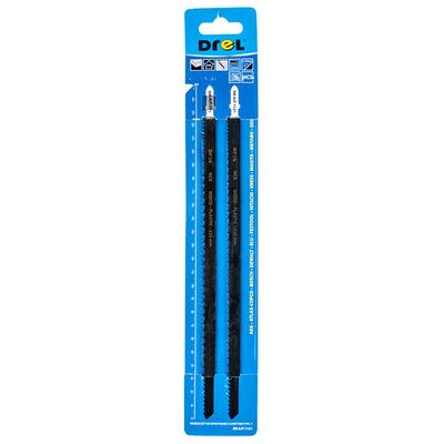 Brzeszczot do wyrzynarek z chwytem typu "T" drewno/plastik 225 mm zestaw 2 szt. Drel