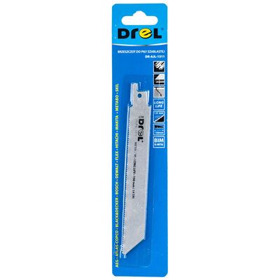 Brzeszczot do piły szablastej metal 150 x 19 x 0,9 mm 1 szt. Drel