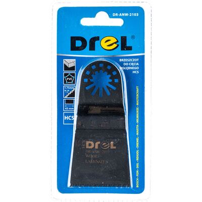 Brzeszczot do cięcia wgłębnego HCS 45 mm Drel