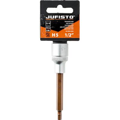 Nasadka Hex wewnętrzny H5 x 100 mm 1/2'' Jufisto