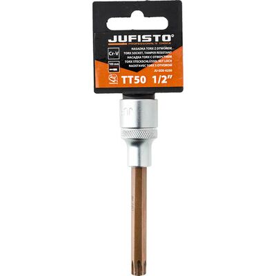 Nasadka Torx wewnętrzny z otworem TT50 x 100 mm 1/2'' Jufisto