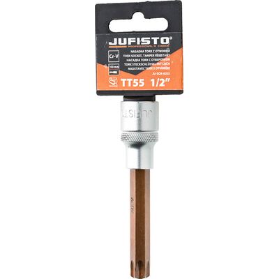 Nasadka Torx wewnętrzny z otworem TT55 x 100 mm 1/2'' Jufisto