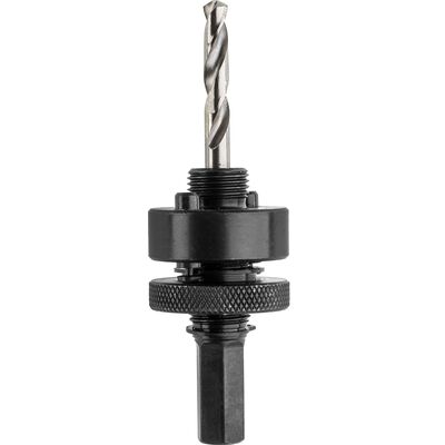 Adapter z wiertłem prowadzącym do otwornic BiMetalowych o śr. 32-152 mm chwyt hex Drel