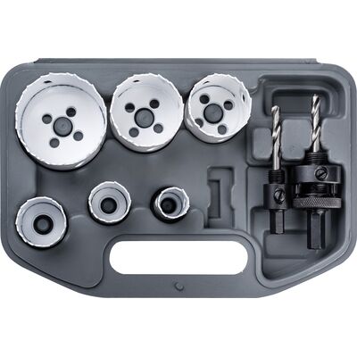 Otwornica BiMetalowa 22-64 mm z adapterami Drel
