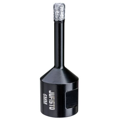 Otwornica z nasypem diamentowym 6 mm M14 diament lutowany Jufisto