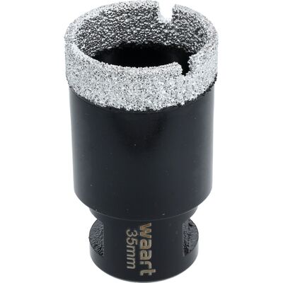 Otwornica z nasypem diamentowym 35 mm M14 diament lutowany Jufisto