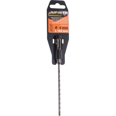 Wiertło do betonu z podwójną spiralą SDS-plus 4,0 x 160 mm Jufisto
