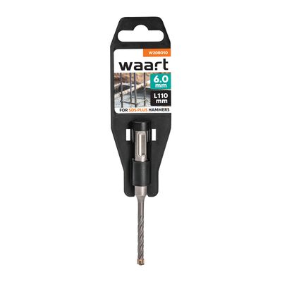 Wiertło do betonu z podwójną spiralą SDS-plus 6,0 x 110 mm Jufisto