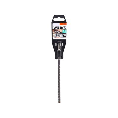 Wiertło do betonu z podwójną spiralą SDS-plus 8,0 x 210 mm Jufisto