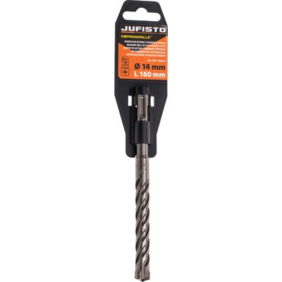 Wiertło do betonu z podwójną spiralą SDS-plus 14,0 x 160 mm Jufisto