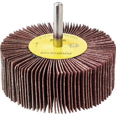 Ściernica trzpieniowa listkowa 80 x 30 x 6 mm P 80 Drel