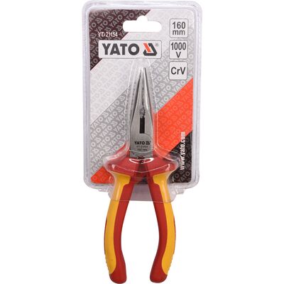 Szczypce wydłużone proste 160 mm VDE