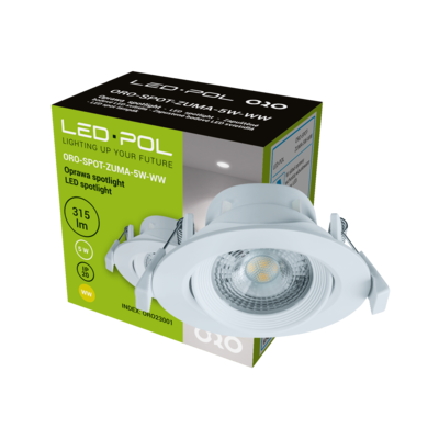 Spot LED ORO-SPOT-ZUMA-5W-WW