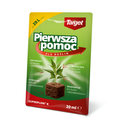 Preparat stymulujący wzrost Superplon K pierwsza pomoc dla roślin 20 ml
