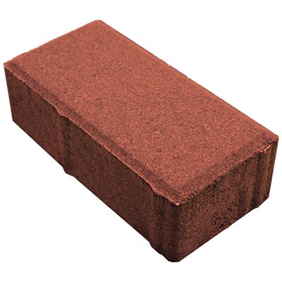 Kostka brukowa 6 cm czerwona