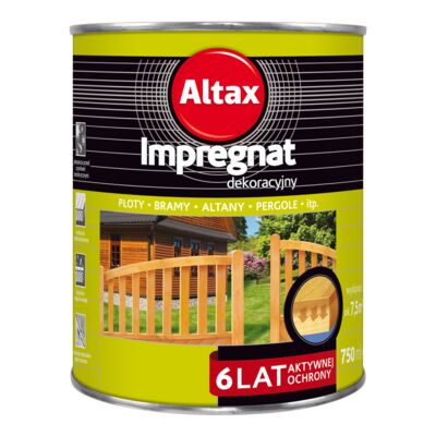 Impregnat dekoracyjny 750 ml heban Altax