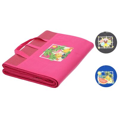 Mata plażowa z nadrukiem 150 x 200 cm mix wzorów