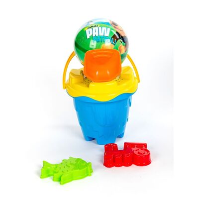Zestaw do piasku castle + foremki + piłka gumowa Ø14cm