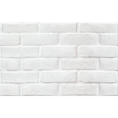Płytka ścienna PS213 WHITE STRUCTURE MAT 25 x 40