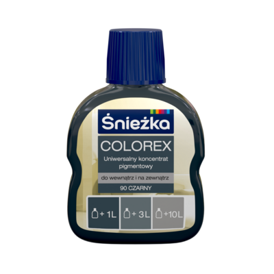 Colorex - Uniwersalny koncentrat pigmentowy 90-czarny 100 ml Śnieżka