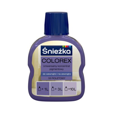 Colorex - Uniwersalny koncentrat pigmentowy 53-fioletowy 100 ml Śnieżka
